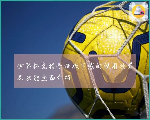 世界杯竞猜手机版下载的使用场景及功能全面介绍